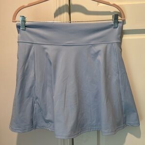 NWT women’s light blue tennis skirt with shorts underneath XL